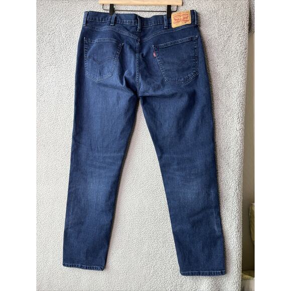 Levi's 502 Jeans Men 38 x 34 All Seasons Tech Dark Wash Straight High Rise Pant - Picture 3 of 15